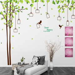 Large Family Memory Photo Frame Tree Removable Wall Art Sticker