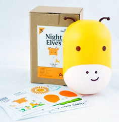 Night Elves Cute Cartoon Animal Plug In Night Light Lamp
