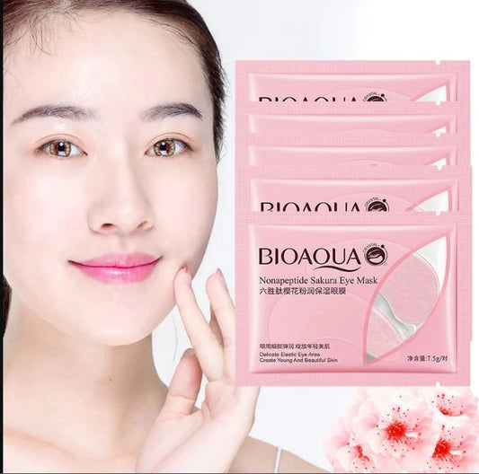 Hydrating Bioaqua HA Polypeptide Eye Mask Hydrogel Patches Care