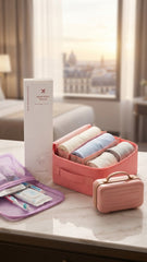 Dual Color Travel Pouch For Women Stuffs Storage Bag Organizer