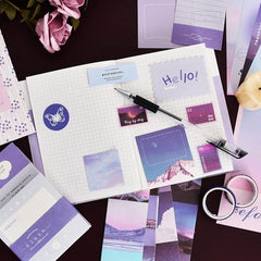 Purple Sky Scrapbook Gift Set – The Milky Way Moonlight Journal Kit