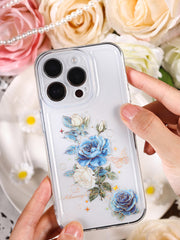 Purple Rose Flower Stickers Set for Scrapbooking and Crafts