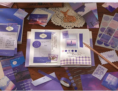 Purple Sky Scrapbook Gift Set – The Milky Way Moonlight Journal Kit