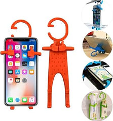 Flexible Silicone Cellphone Holder and Charging Stand for Wall