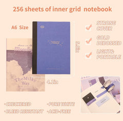 Purple Sky Scrapbook Gift Set – The Milky Way Moonlight Journal Kit