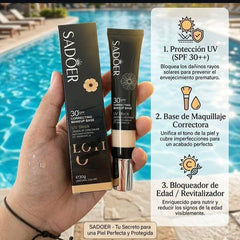 Sadoer Correcting Makeup Base SPF30 Underlay Concealer UV Block