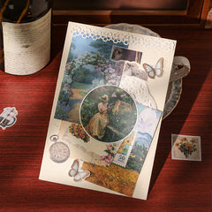 Vintage Scrapbook Paper Pack – Retro Aesthetic Journal Craft Supplies