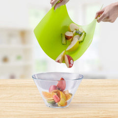 Flexible Plastic Cutting Boards 2 Set For Kitchen Food Preparation