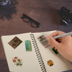 Poems in the Forest – Vintage Botanical Scrapbook Paper Set