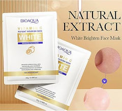 Hydrating Bioaqua Vitamin C White Brighten Face Mask