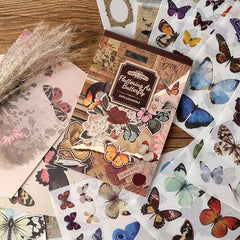 Butterfly Scrapbook Stickers – Colorful Designs for Crafts & Journaling