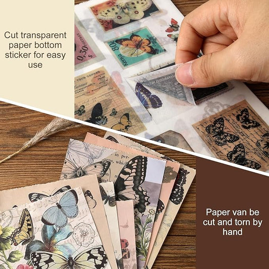Butterfly Scrapbook Stickers – Colorful Designs for Crafts & Journaling