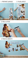 Ice Age 4 Movie Characters Waterproof Vinyl Wall Decal Sticker
