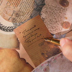 Vintage Scrapbook Paper Pack – Retro Aesthetic Journal Craft Supplies