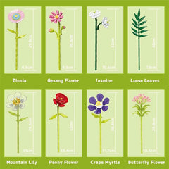 Kids Flower Puzzle Toy – Build Colorful Bouquet with Vase