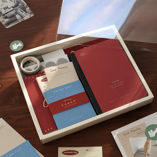 DIY Scrapbook Gift Set – 122 PCS Journaling Stickers & Tape