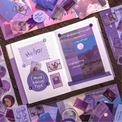 Purple Sky Scrapbook Gift Set – The Milky Way Moonlight Journal Kit