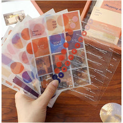 Sunset Scrapbook Gift Set with Journal, Stickers & Washi Tapes