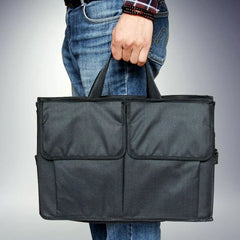 Foldable Heavy Duty Multi Compartment Car Trunk Storage Organizer Bag