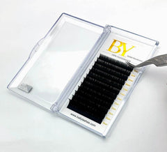 Eyelash Extensions Matte Black 0.10mm False Individual Eyelash 100% handmade Soft Silk CC Curl Makeup Lash Extension