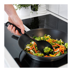 5-Piece Black Nylon Kitchen Cooking and Serving Utensil Set
