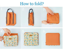 Foldable Travel Duffle Bag Large Capacity Luggage Boston Tote