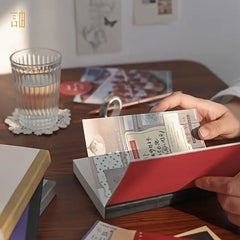 DIY Scrapbook Gift Set – 122 PCS Journaling Stickers & Tape