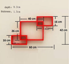Inter Lock Wall Decoration Shelves set of 3
