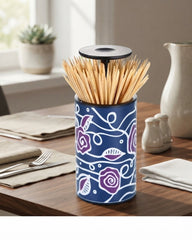 Automatic Pop-Up Toothpick Holder Dispenser Container Storage Box Stand