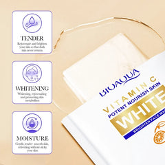 Hydrating Bioaqua Vitamin C White Brighten Face Mask