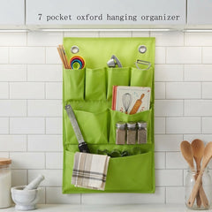 Over the Door Multi Pocket Fabric Wall Hanging Storage Organizer