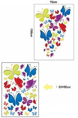 Colorful Butterflies Wall Sticker Decal for Living Room Decor