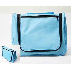 Dundes Blue Hanging Travel Toiletry Organizer Makeup Cosmetic Bag