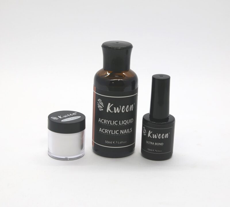 KWEEN Acrylic Powder with Acrylic Liquid & Ultra Bond 