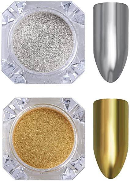 Golden Silver Chrome Powders