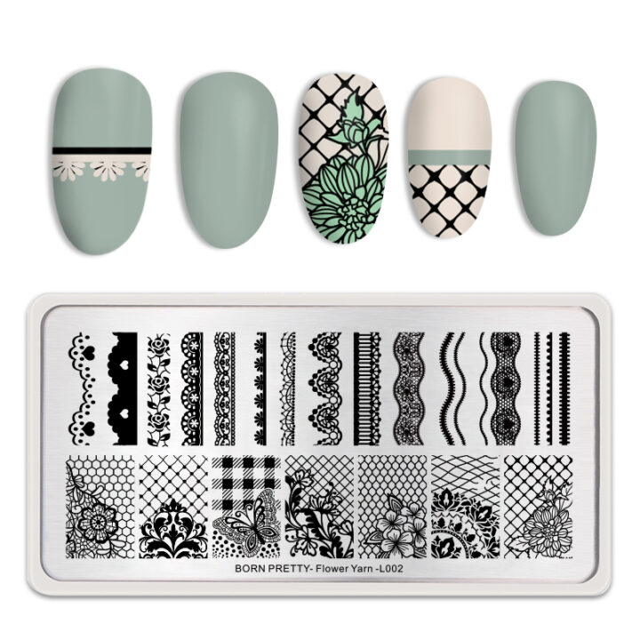 BORN PRETTY Stamping Plate Nail Art Template
