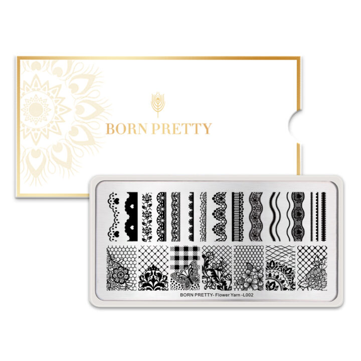 BORN PRETTY Stamping Plate Nail Art Template