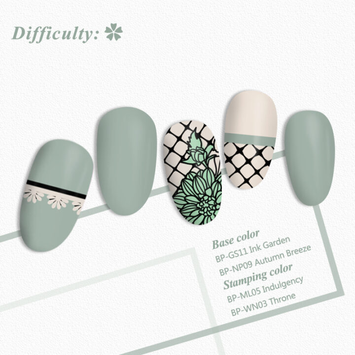 BORN PRETTY Stamping Plate Nail Art Template