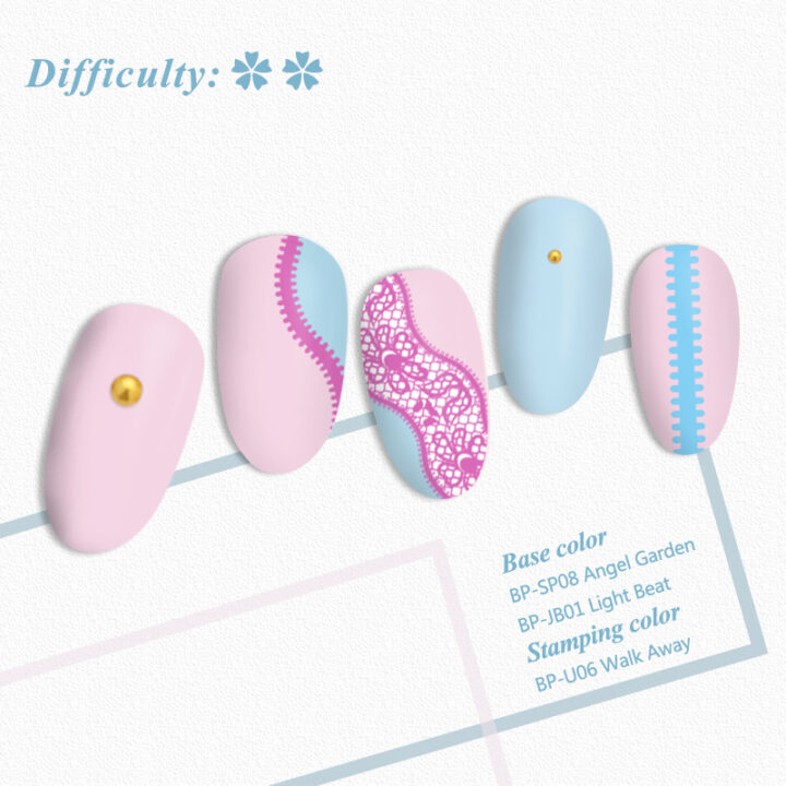 BORN PRETTY Stamping Plate Nail Art Template