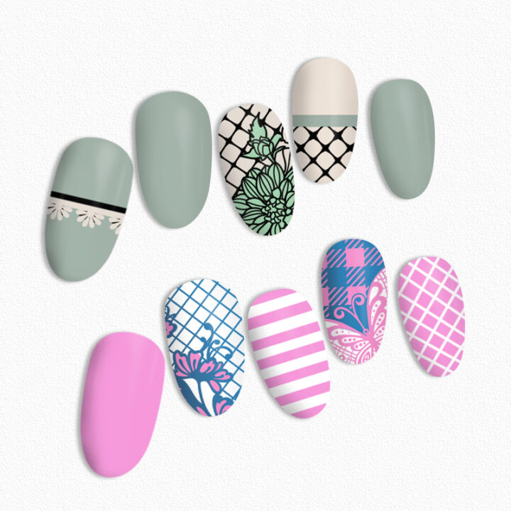 BORN PRETTY Stamping Plate Nail Art Template