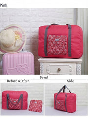 Foldable Travel Duffle Bag Large Capacity Luggage Boston Tote