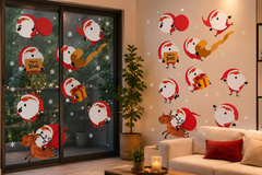 Christmas Santa Claus Removable Vinyl Wall Sticker Decal Home Decor