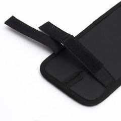 Car Sun Visor Organizer Storage, Multi-purpose Anti-slip Elastic Nylon Fabric Auto Holder Pocket Accessories for CD Card Sunglass Cell phone Pen Cable, with 1 Air Conditioner