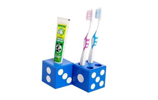 Anya Dice Toothbrush holder set