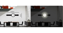 LED Watch Shaped Decorative Wall Lamp Stylish & Modern Home Decor.