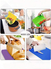 Flexible Plastic Cutting Boards 2 Set For Kitchen Food Preparation