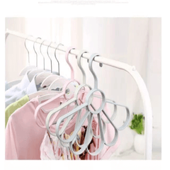 Clear Acrylic Multi-Loop Scarf And Belt Closet Space Saver Hanger