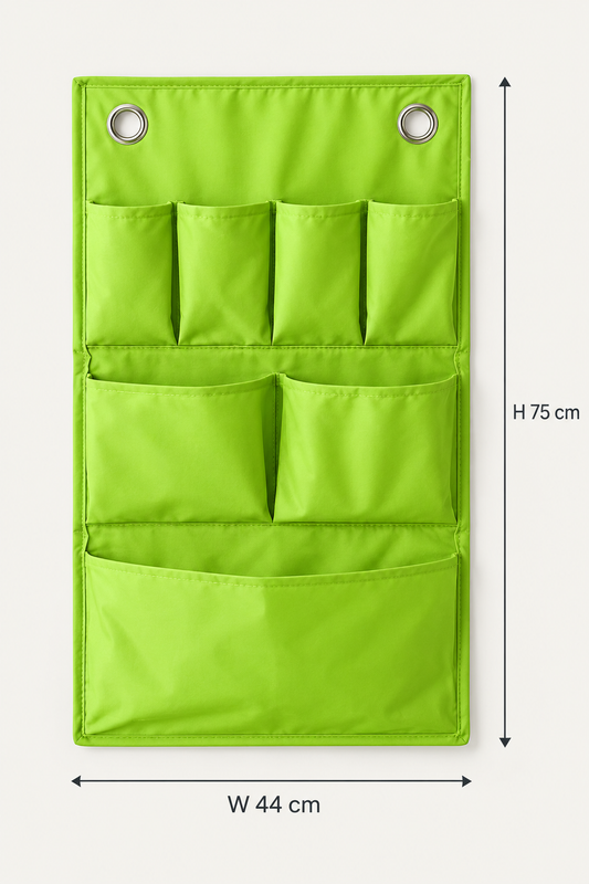 Over the Door Multi Pocket Fabric Wall Hanging Storage Organizer