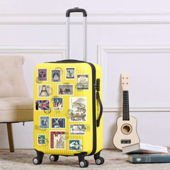Multiple Stamps Wall Sticker Traveling Wall Paper PVC Removeable Wall Art Decor