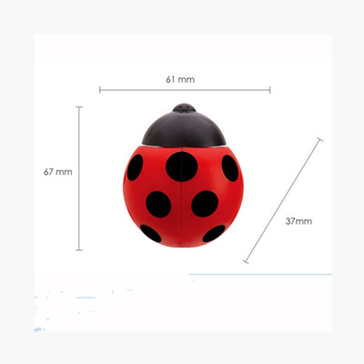 Ladybug Toothbrush Holder Red Green Orange Blue Wall Suction